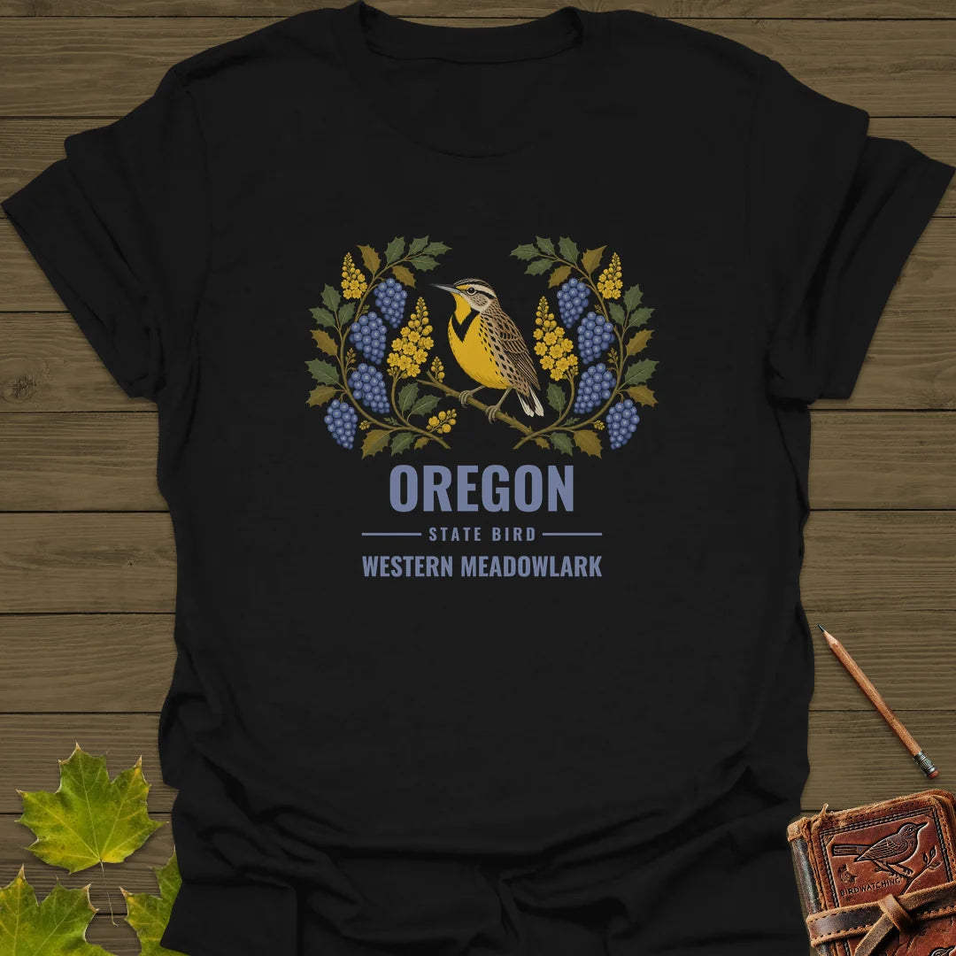 Oregon State Bird T-Shirt in Black