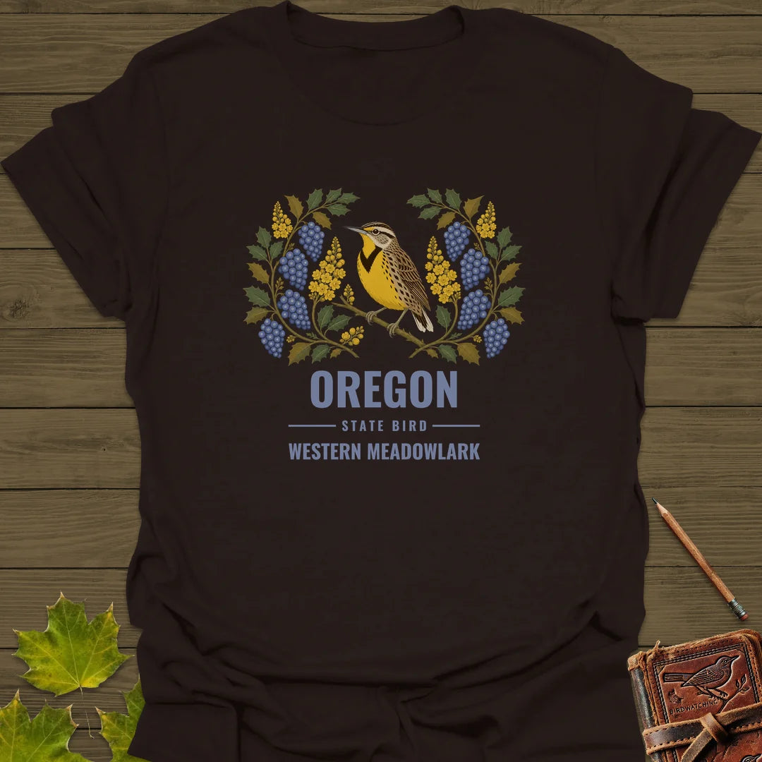 Oregon State Bird T-Shirt in Dark Chocolate