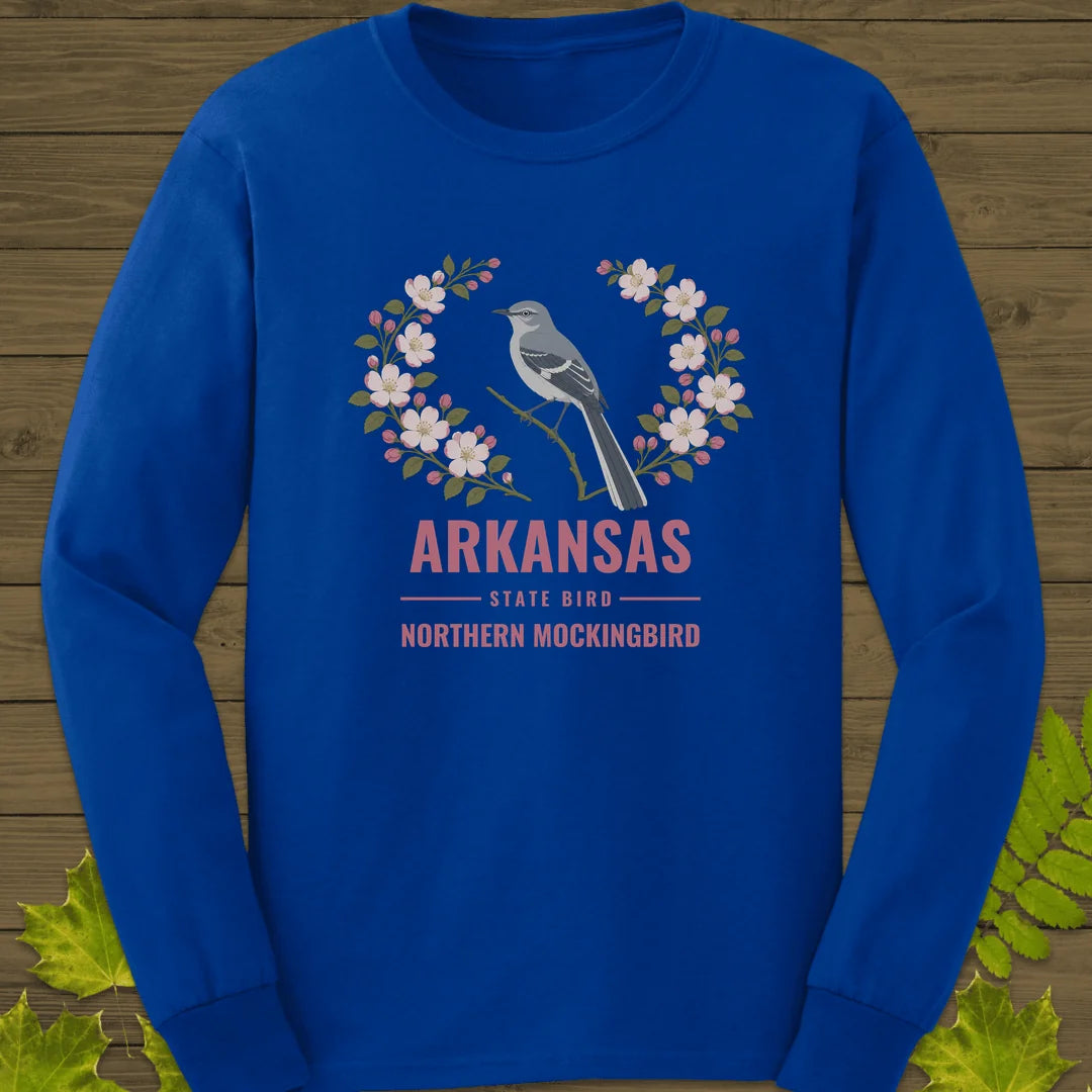 Arkansas State Bird Long Sleeve in Royal