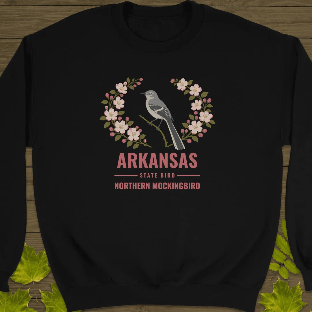 Arkansas State Bird Sweatshirt in Black
