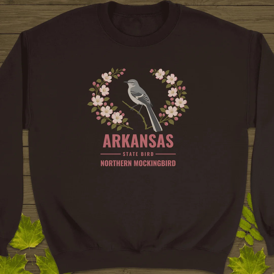Arkansas State Bird Sweatshirt in Dark Chocolate