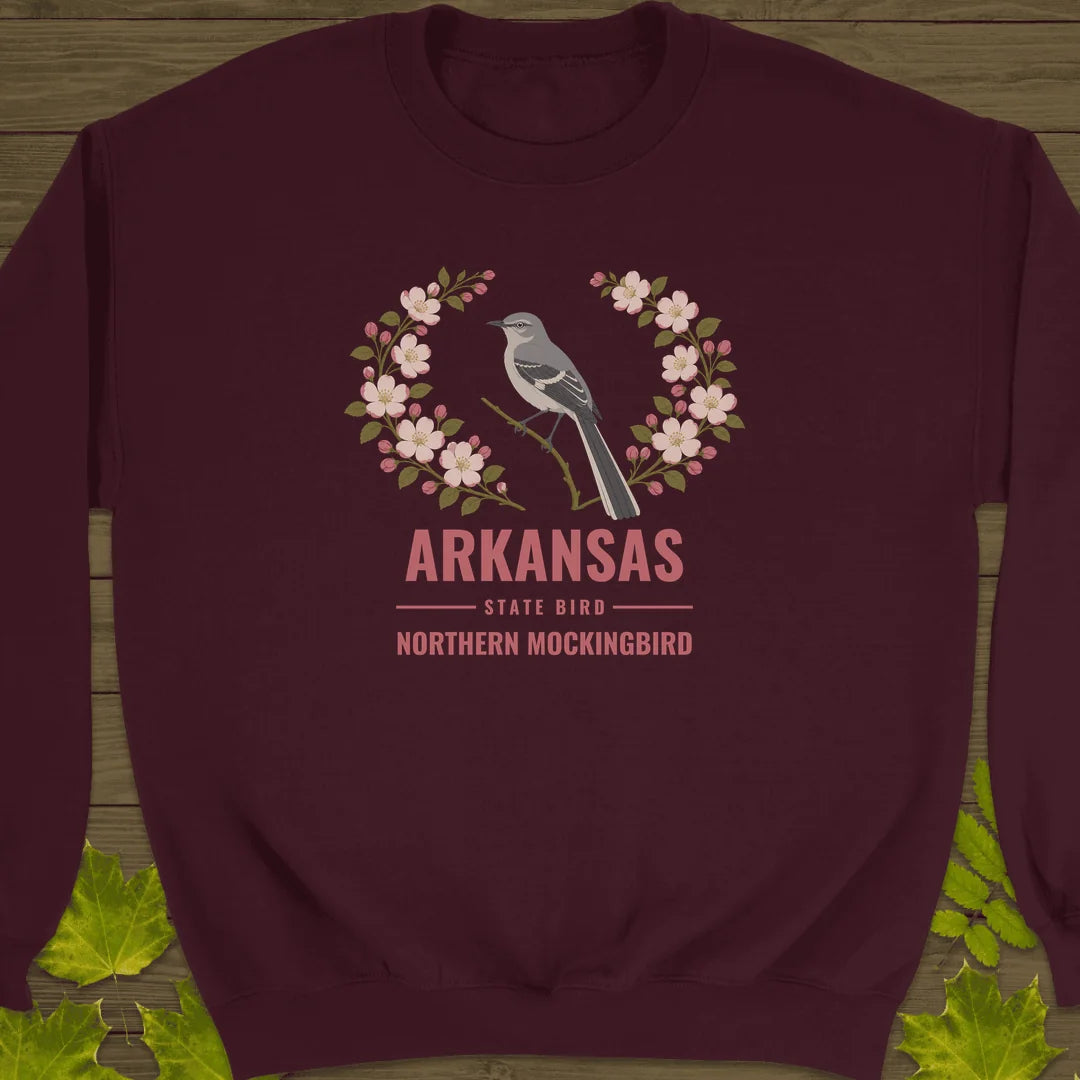 Arkansas State Bird Sweatshirt in Maroon