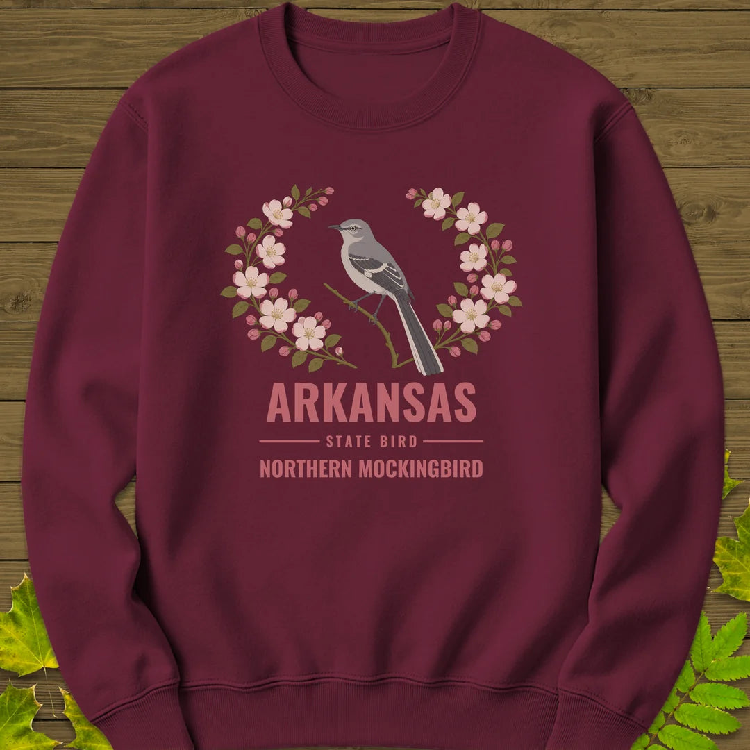 Arkansas State Bird Sweatshirt in Maroon