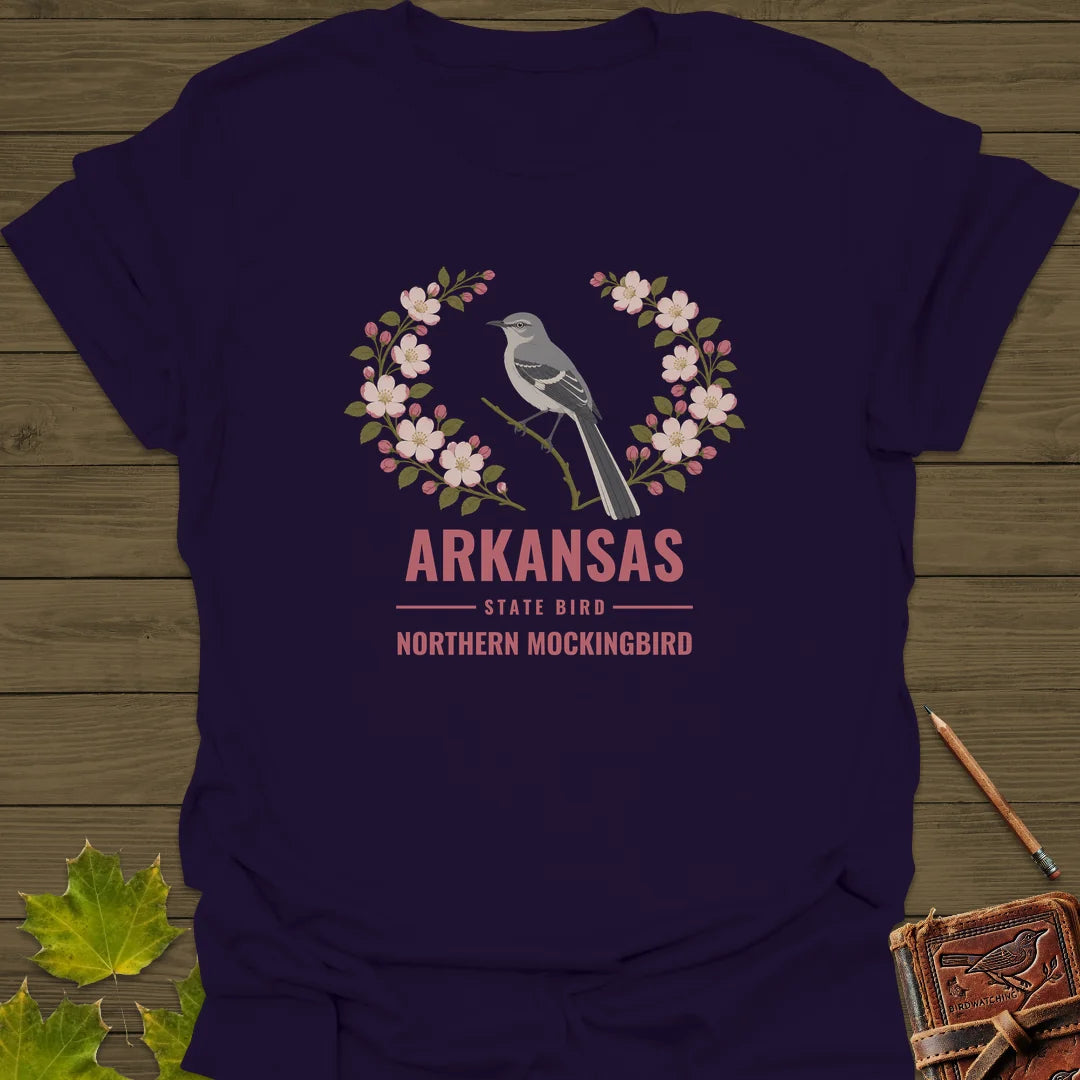 Arkansas State Bird T-Shirt in Purple