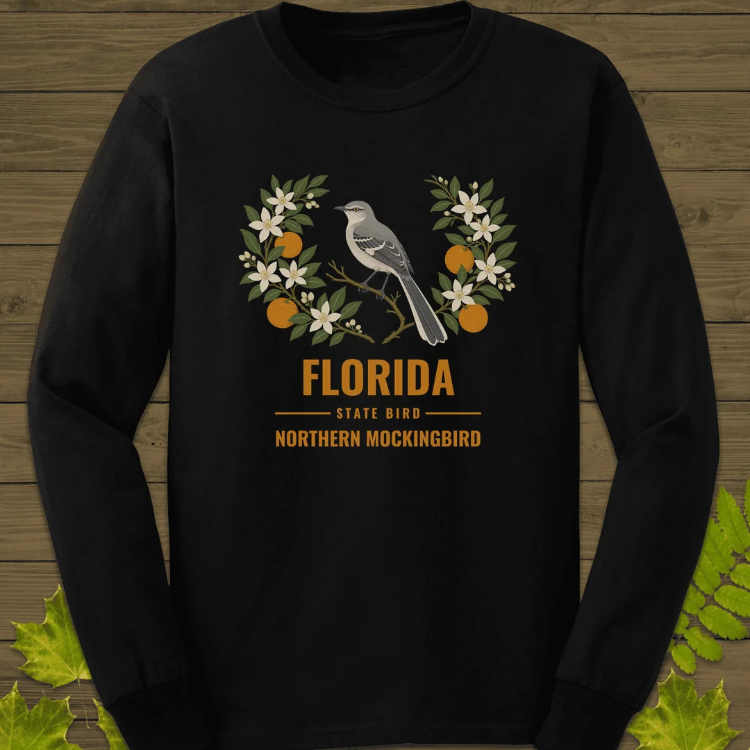 Florida State Bird Long Sleeve in Black