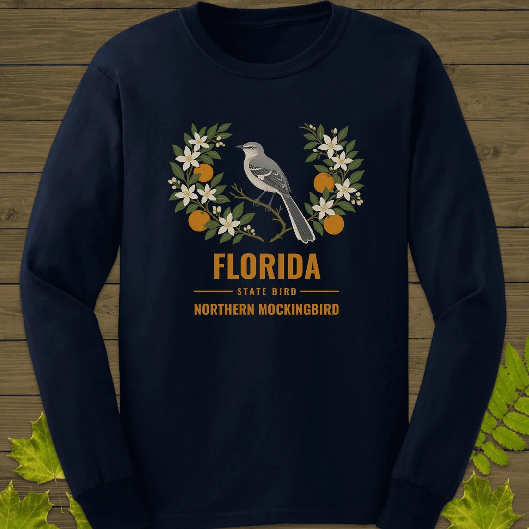 Florida State Bird Long Sleeve in Navy