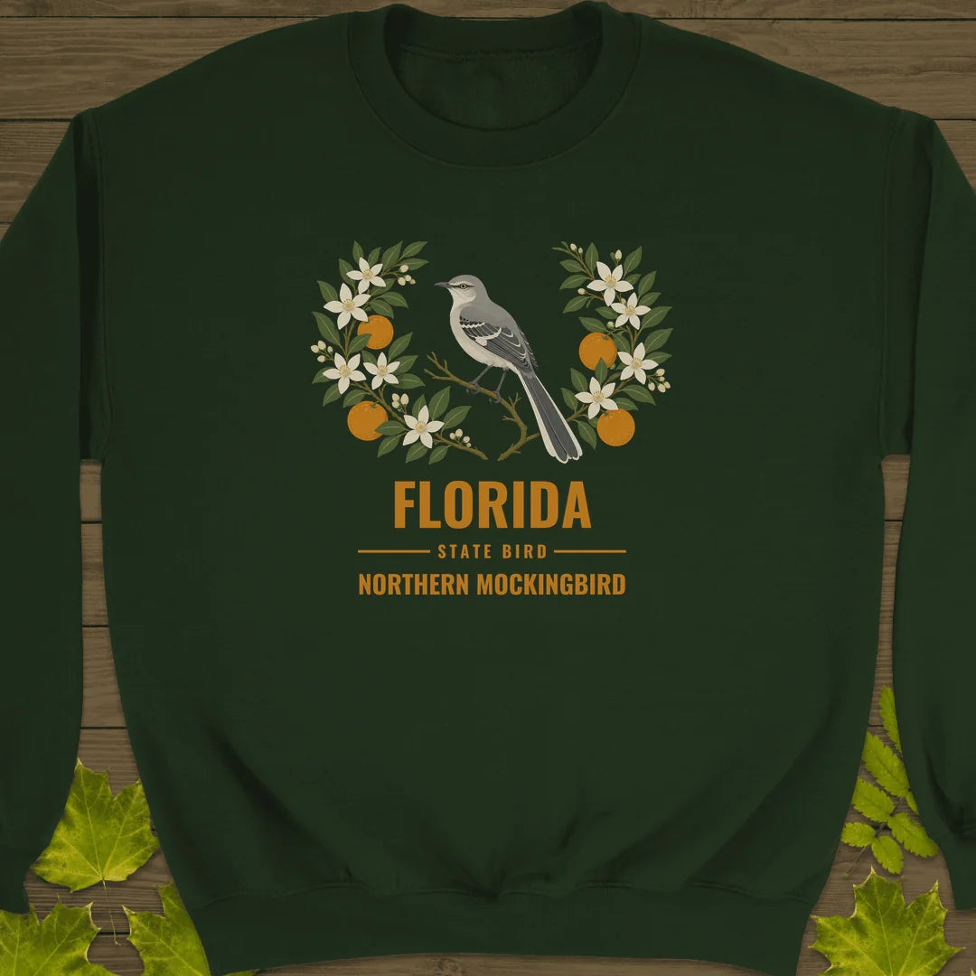 Florida State Bird Sweatshirt in Forest Green