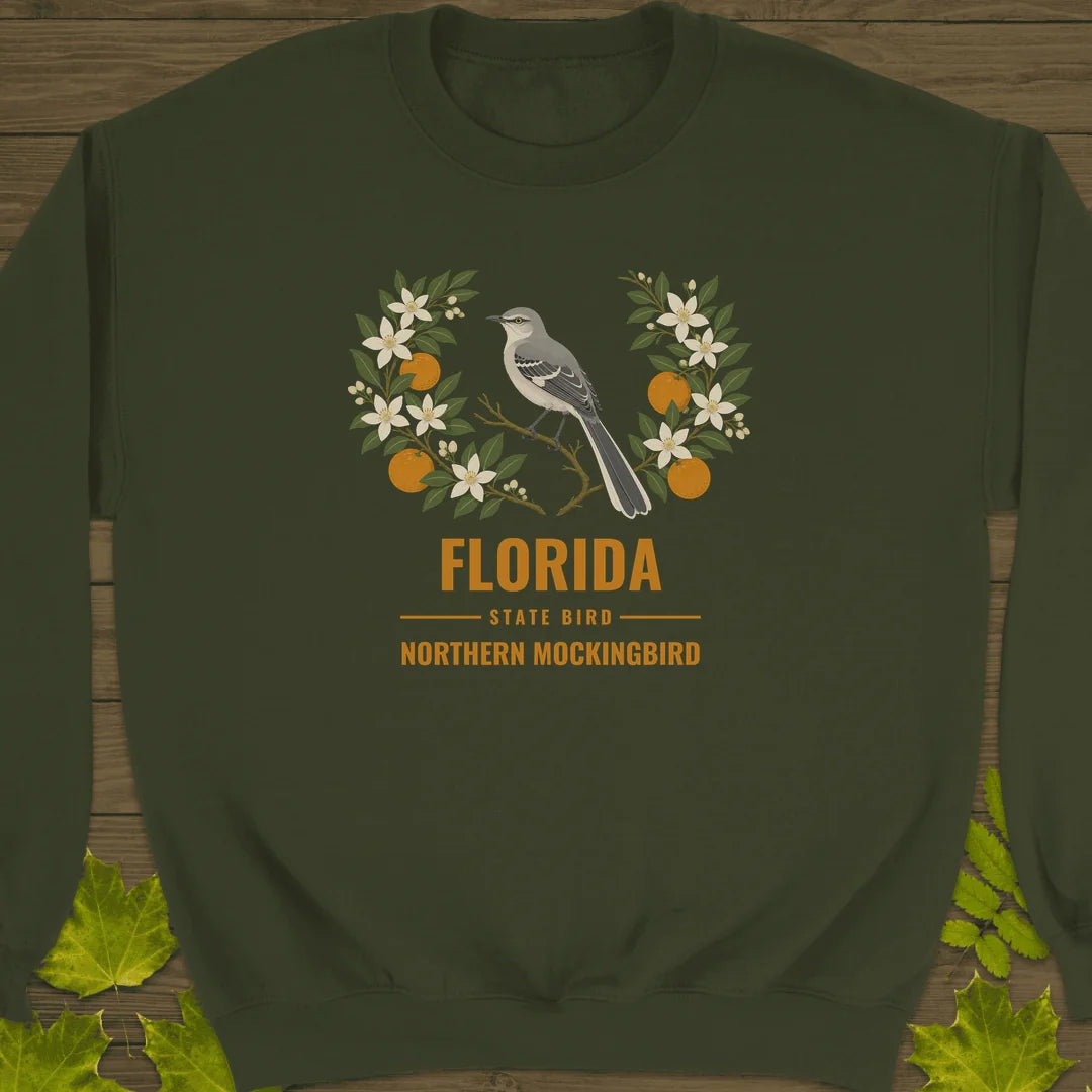 Florida State Bird Sweatshirt in Military Green