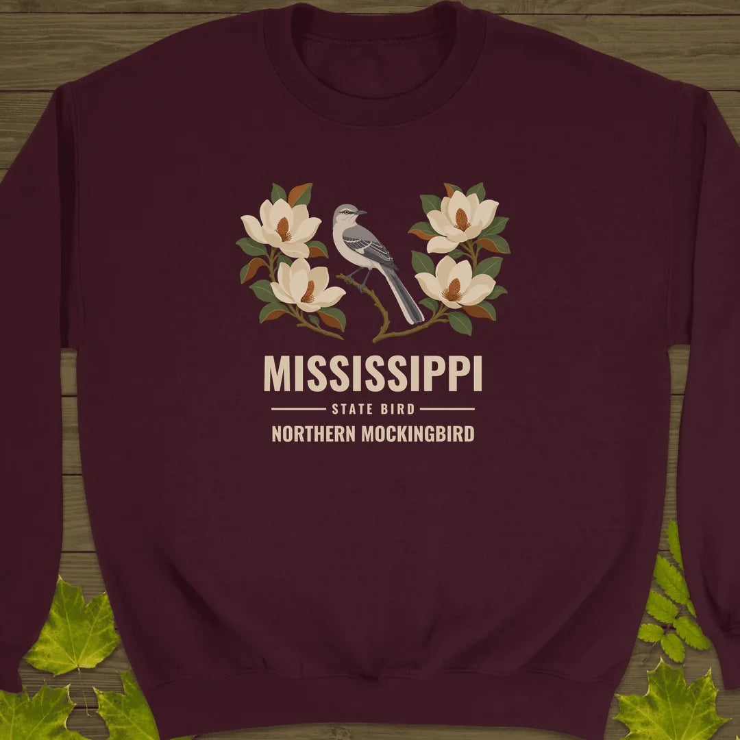 Mississippi State Bird Sweatshirt in Maroon