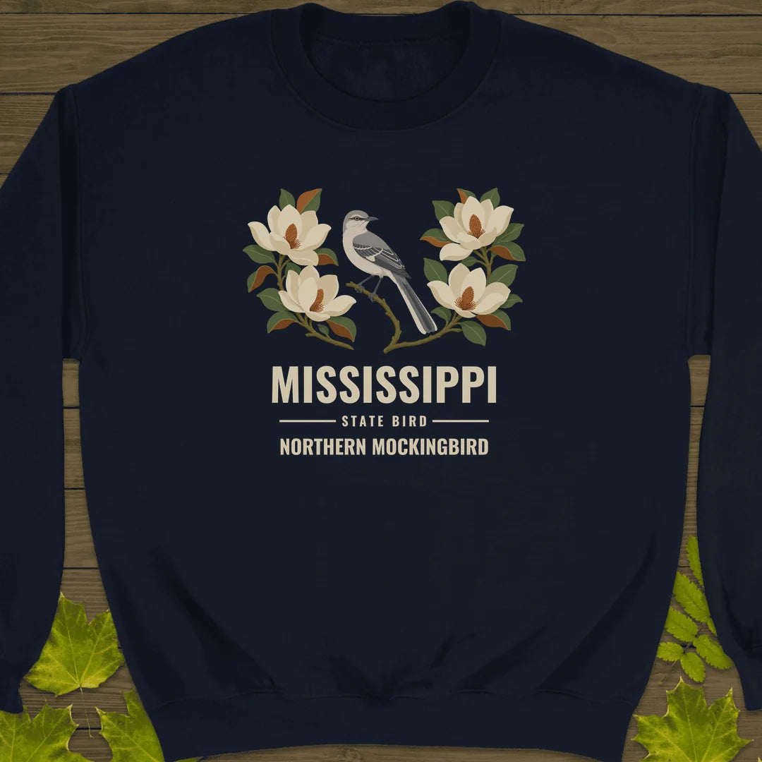 Mississippi State Bird Sweatshirt in Navy