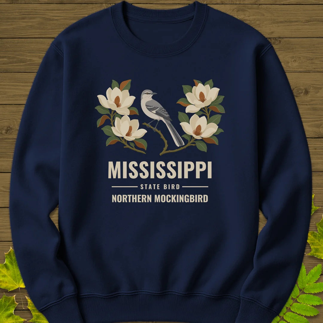 Mississippi State Bird Sweatshirt in Navy