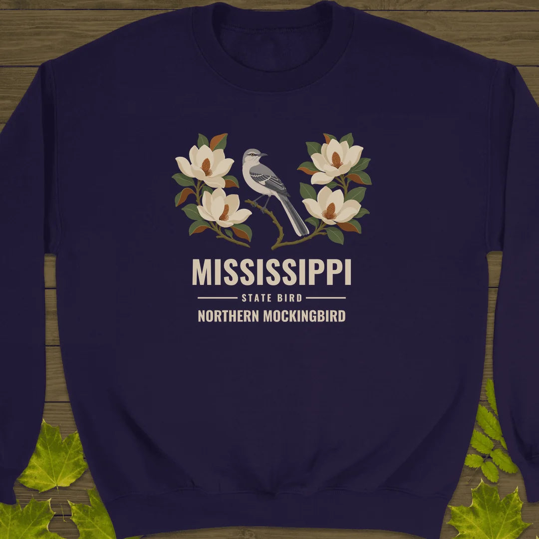 Mississippi State Bird Sweatshirt in Purple
