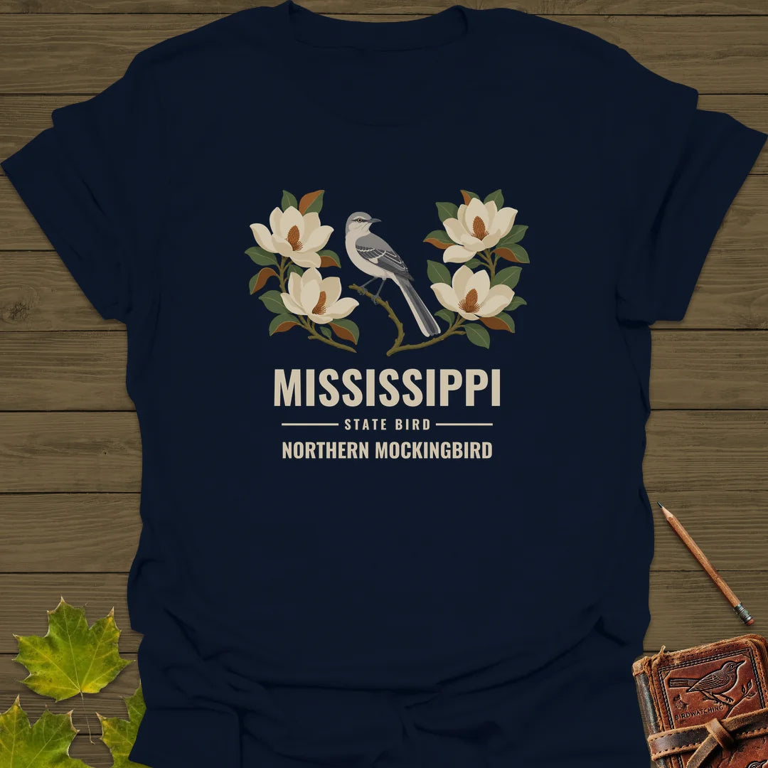 Mississippi State Bird T-Shirt in Navy