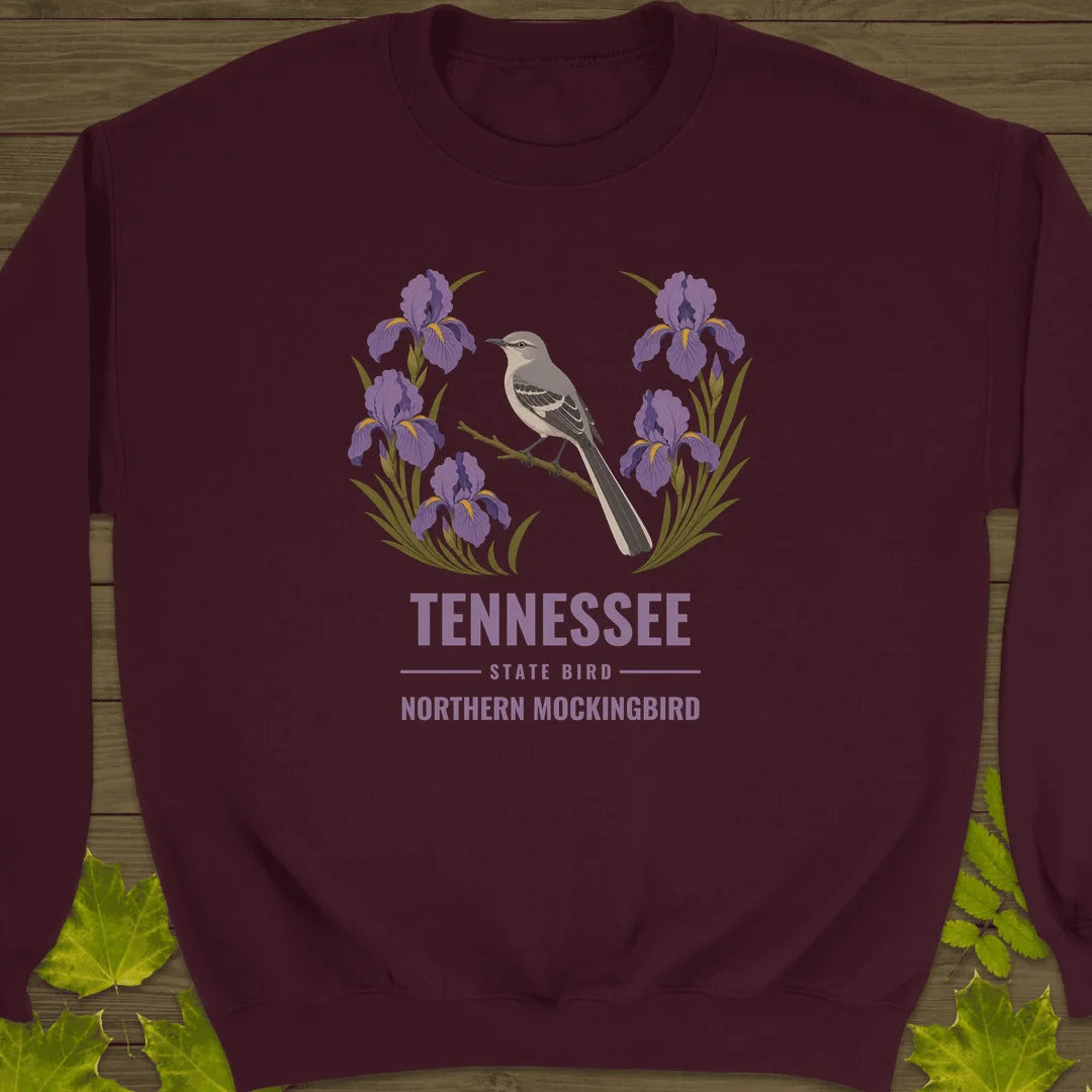 Tennessee State Bird Sweatshirt in Maroon