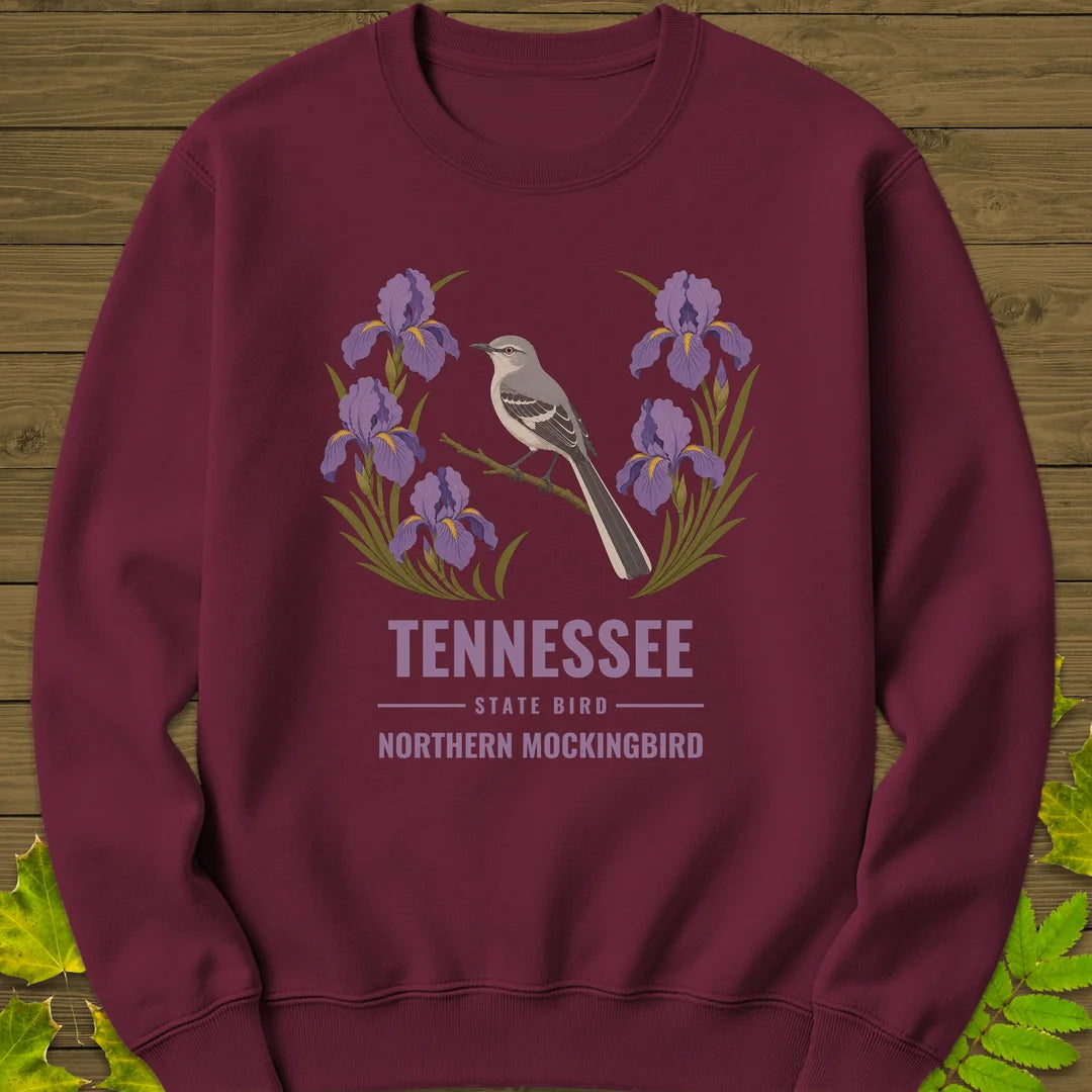 Tennessee State Bird Sweatshirt in Maroon