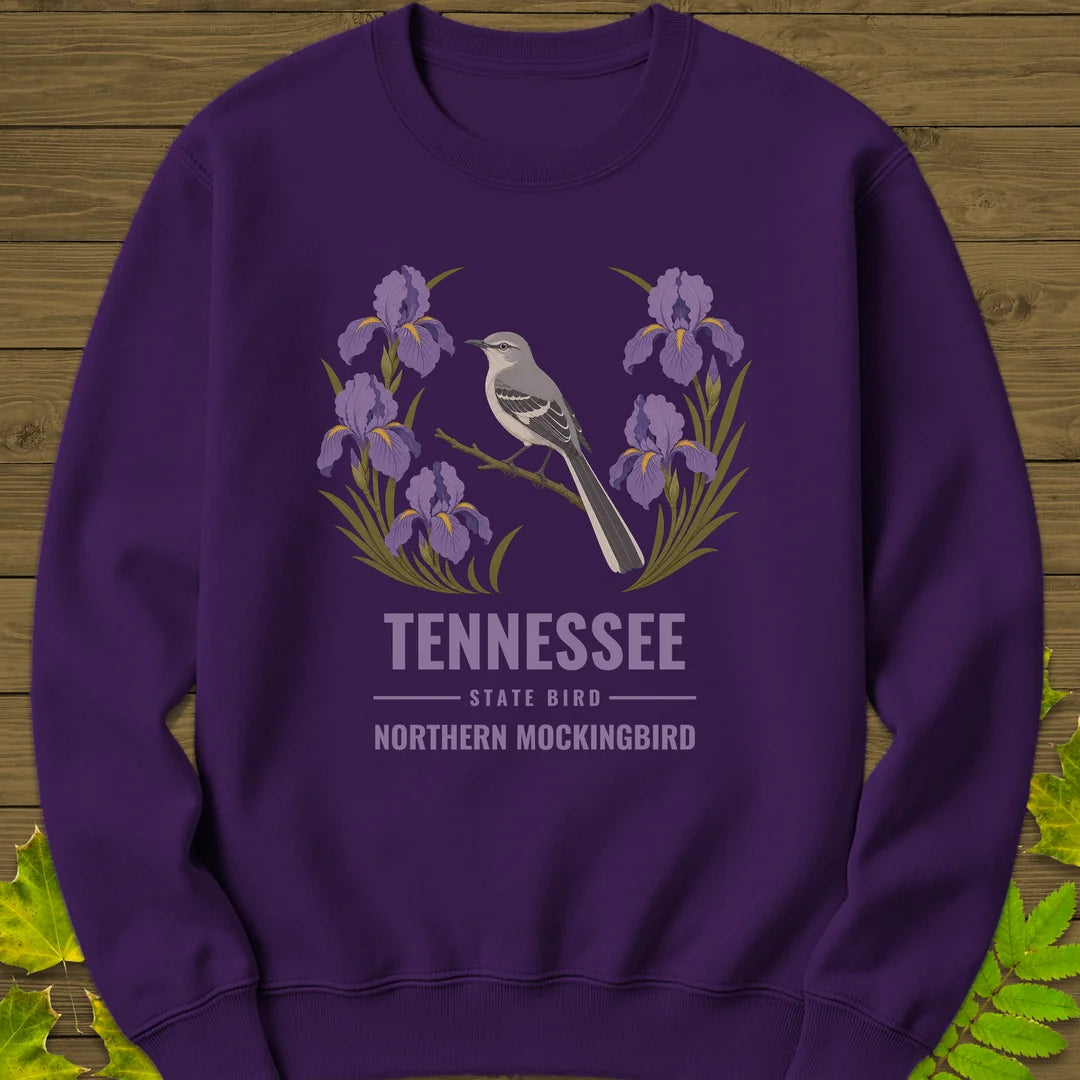 Tennessee State Bird Sweatshirt in Purple