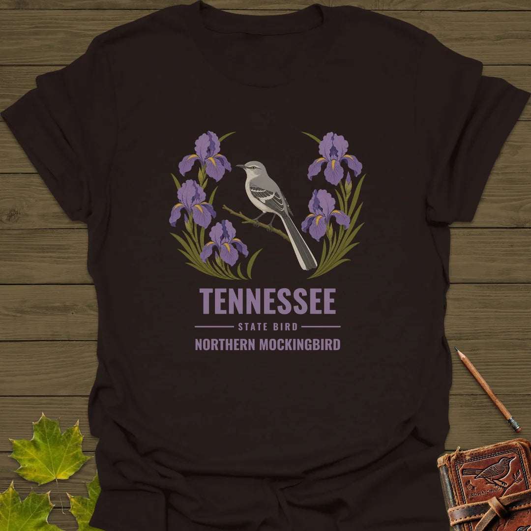 Tennessee State Bird T-Shirt in Dark Chocolate