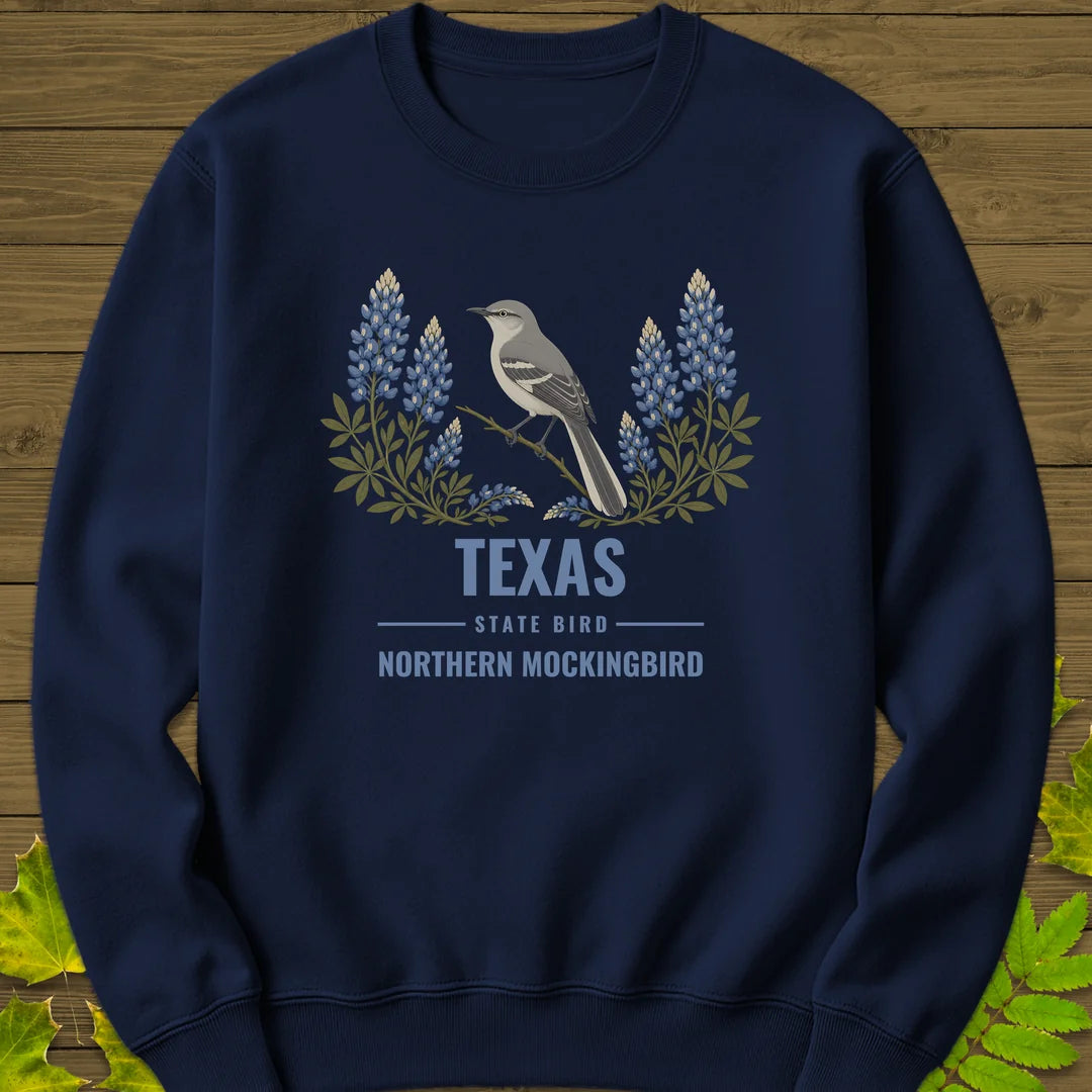 Texas State Bird Sweatshirt in Navy