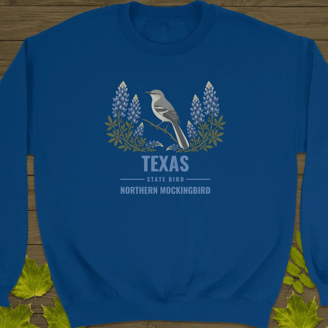Texas State Bird Sweatshirt in Royal