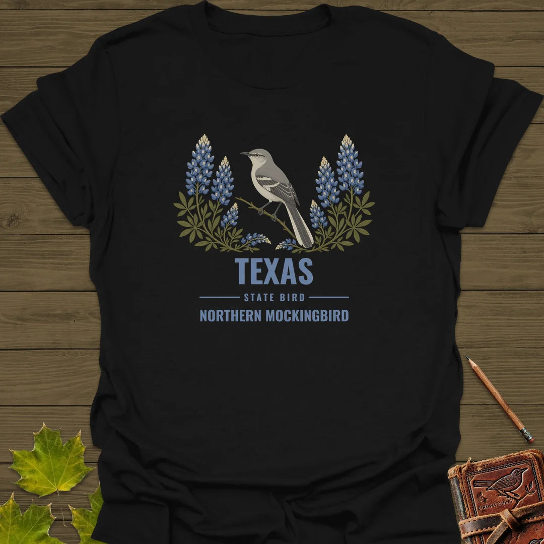 Texas State Bird T-Shirt in Black