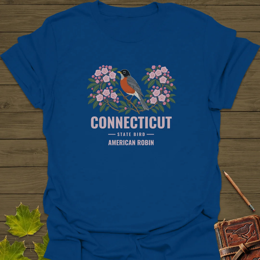 Connecticut State Bird T-Shirt in Royal