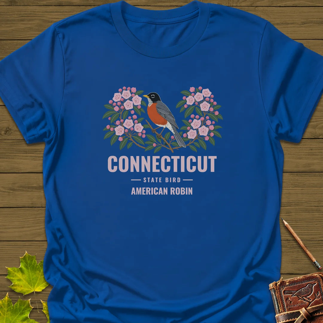 Connecticut State Bird T-Shirt in Royal