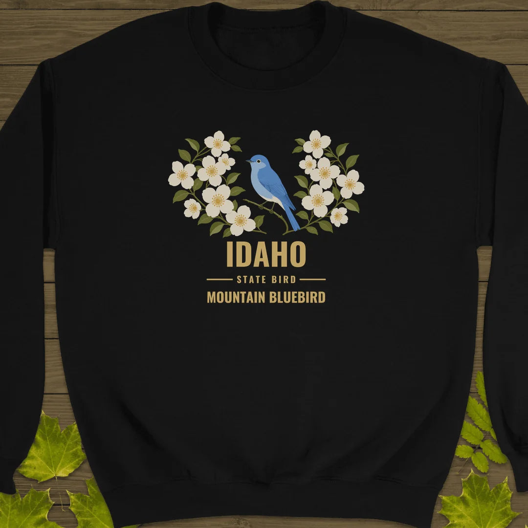 Idaho State Bird Sweatshirt in Black