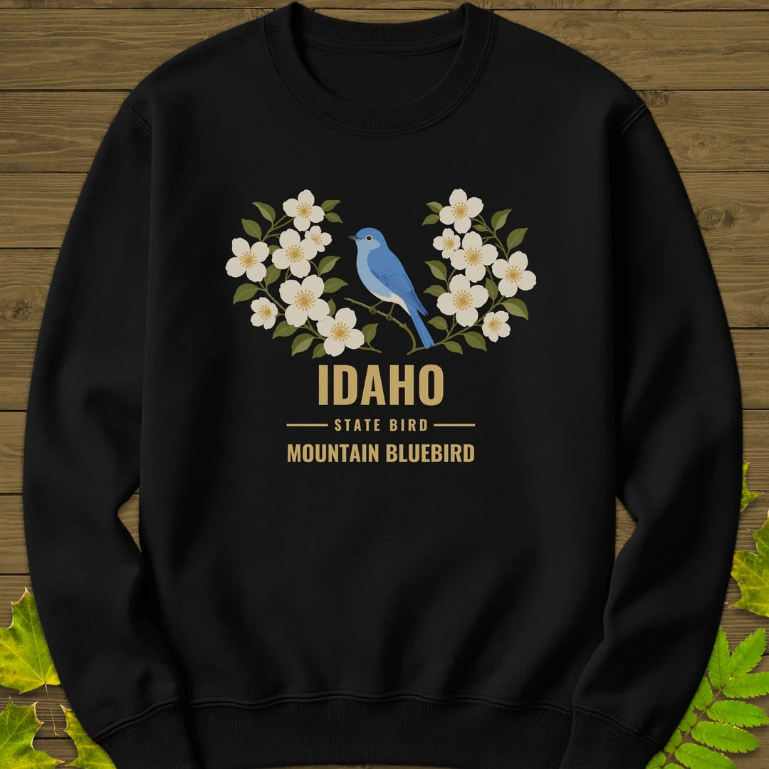 Idaho State Bird Sweatshirt in Black