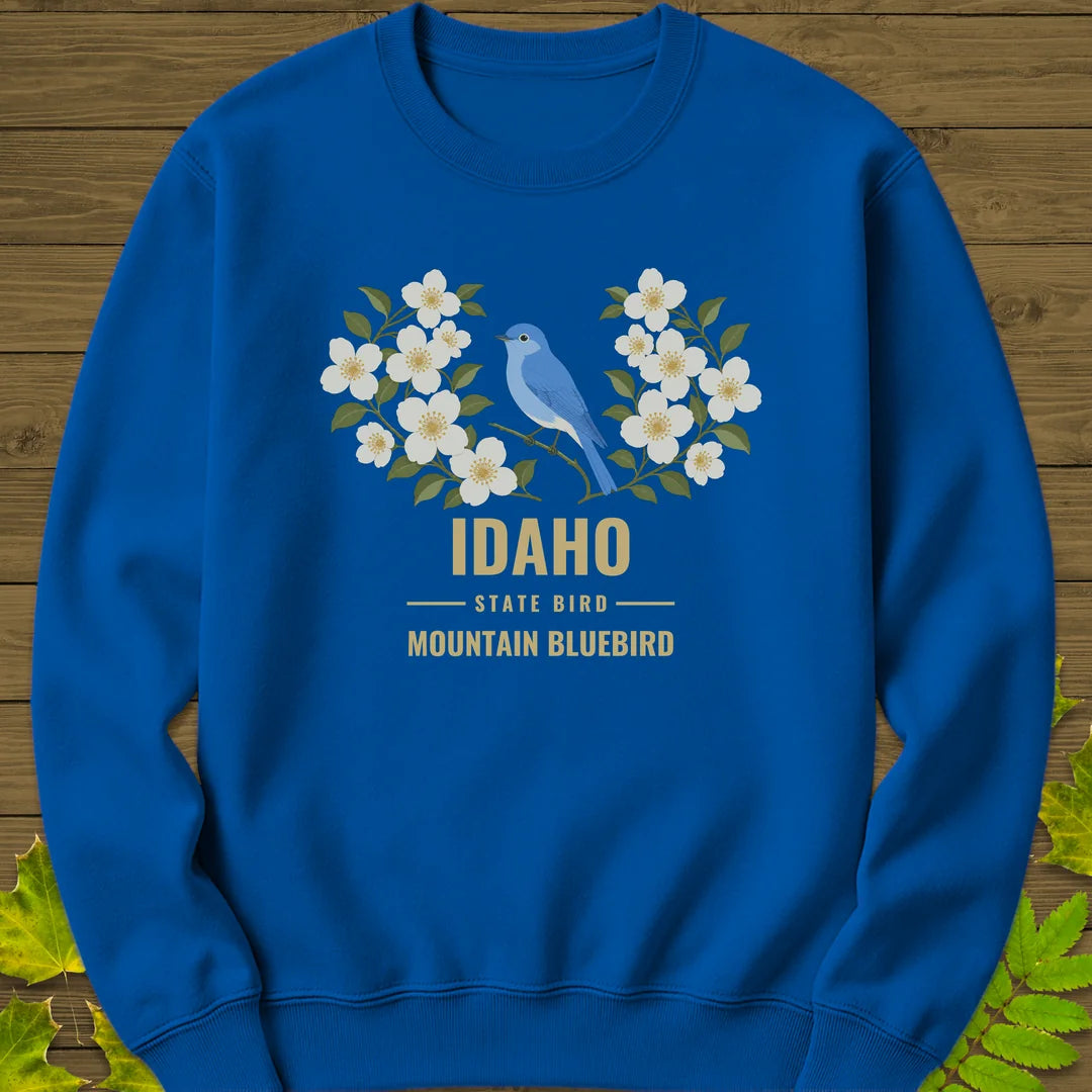 Idaho State Bird Sweatshirt in Royal