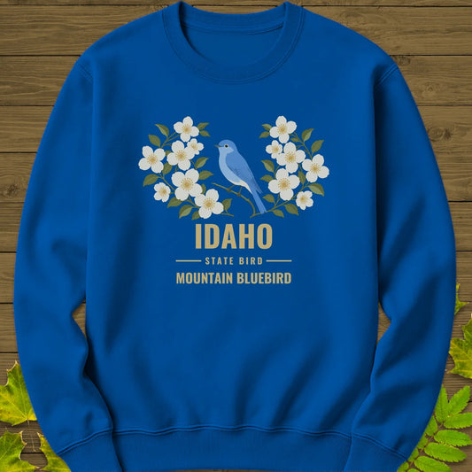 Idaho State Bird Sweatshirt in Royal
