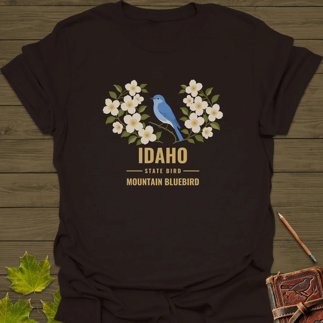 Idaho State Bird T-Shirt in Dark Chocolate