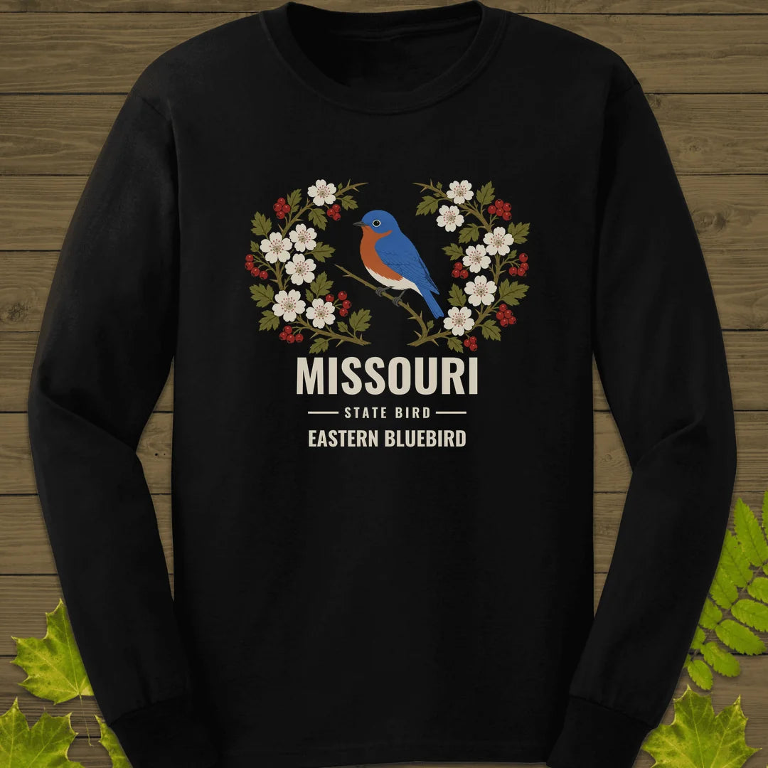Missouri State Bird Long Sleeve in Black