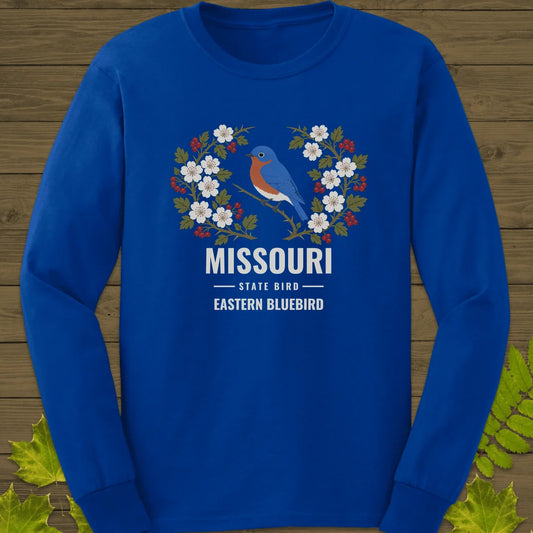 Missouri State Bird Long Sleeve in Royal