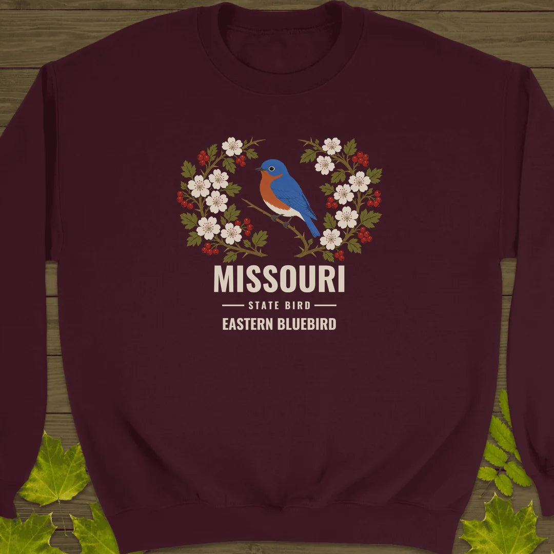 Missouri State Bird Sweatshirt in Maroon
