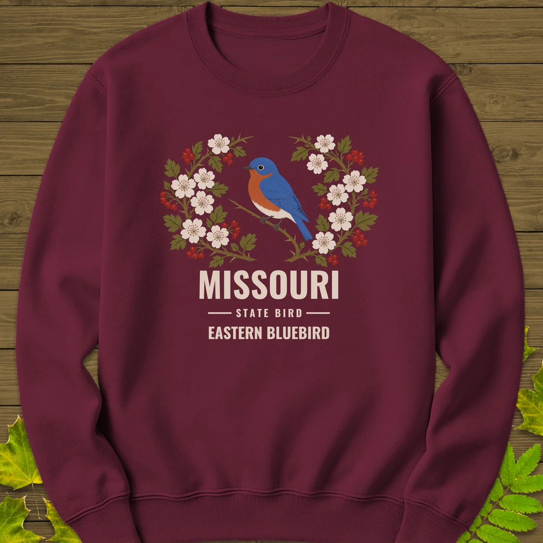 Missouri State Bird Sweatshirt in Maroon