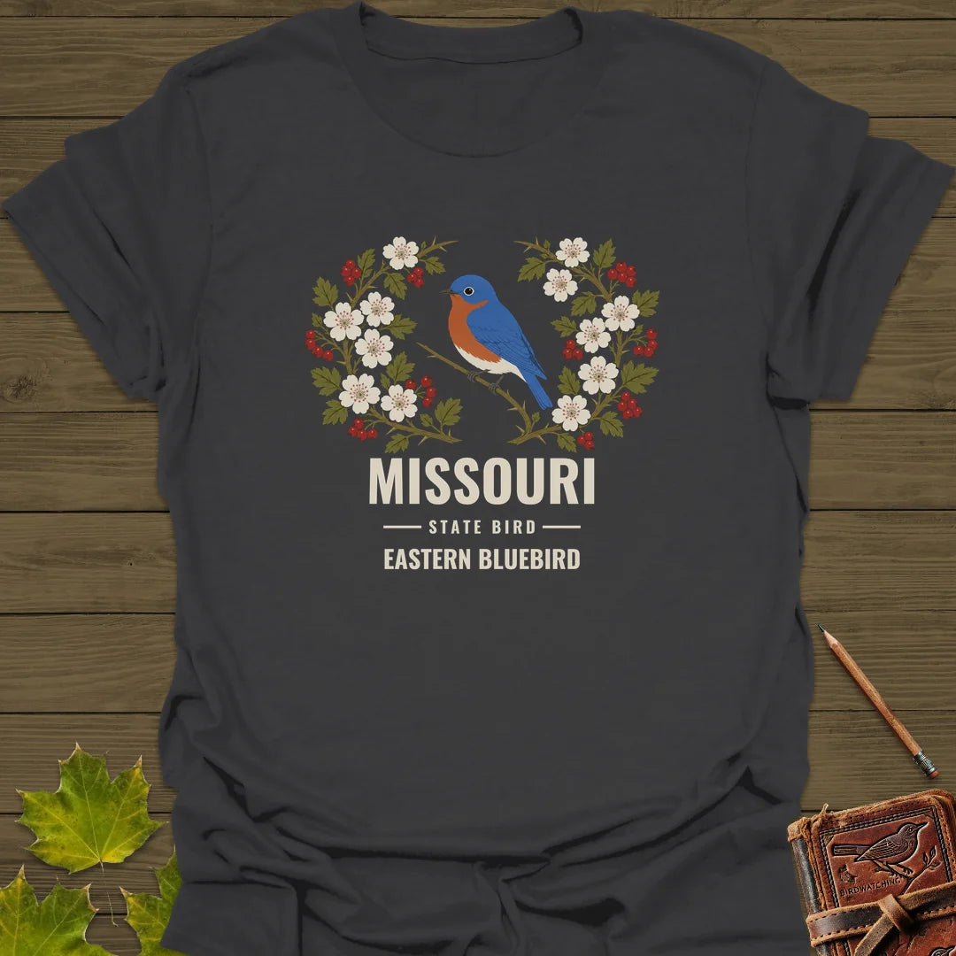 Missouri State Bird T-Shirt in Charcoal
