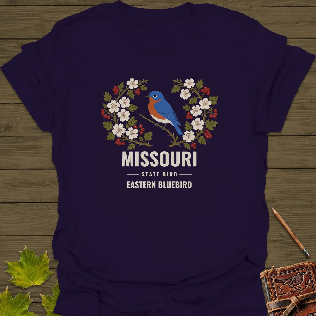 Missouri State Bird T-Shirt in Purple