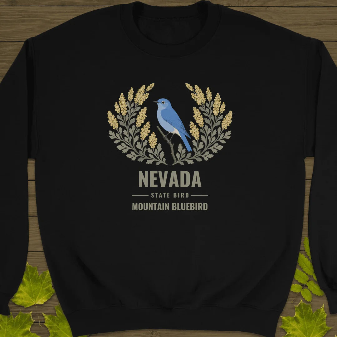 Nevada State Bird Sweatshirt in Black