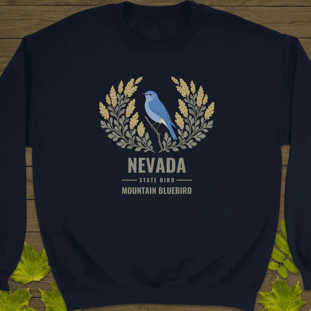 Nevada State Bird Sweatshirt in Navy