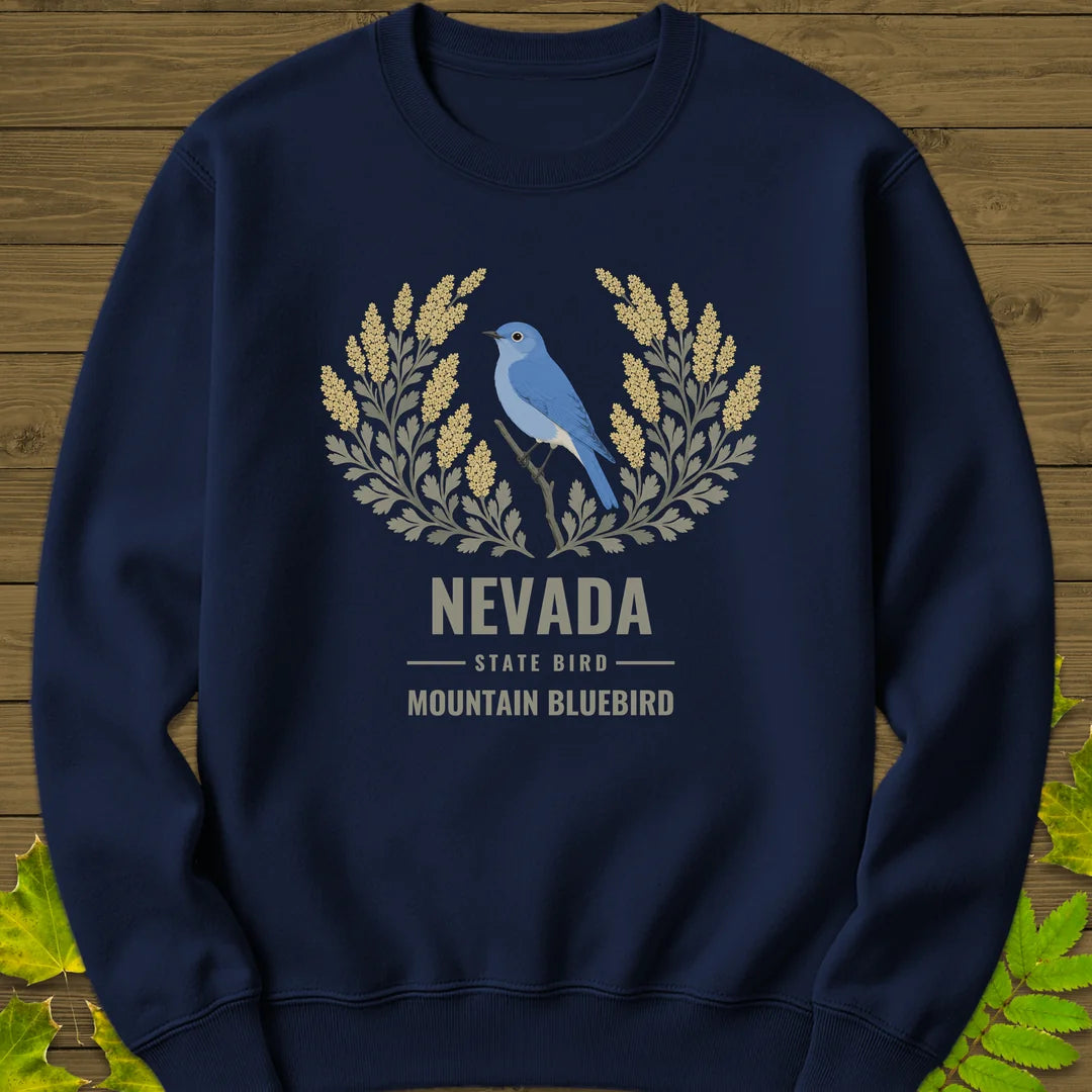 Nevada State Bird Sweatshirt in Navy