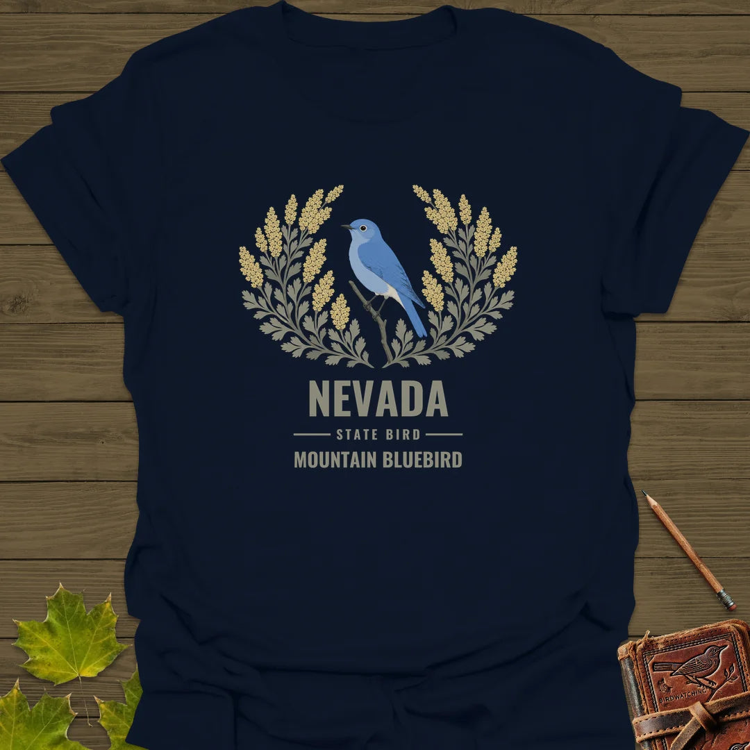 Nevada State Bird T-Shirt in Navy