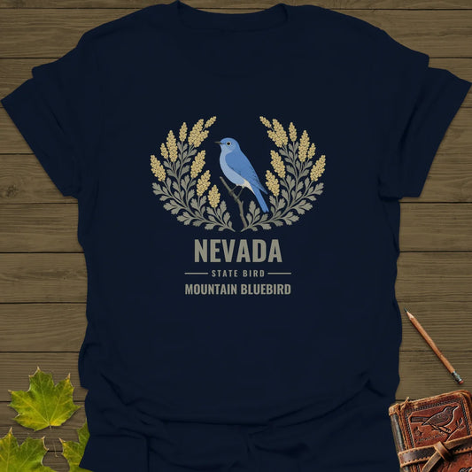 Nevada State Bird T-Shirt in Navy