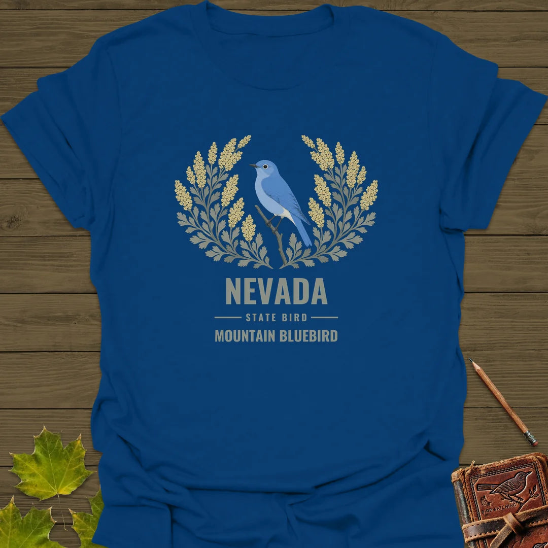 Nevada State Bird T-Shirt in Royal