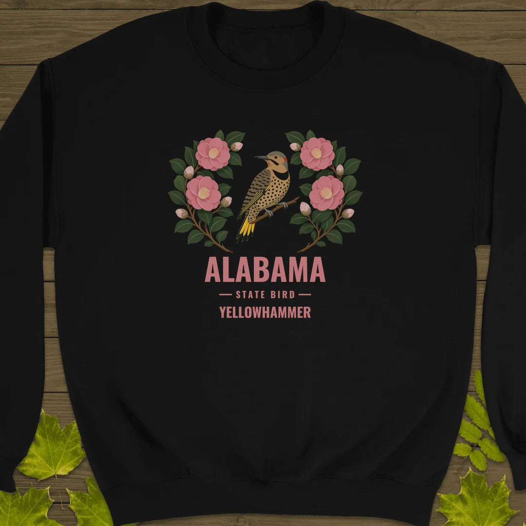 Alabama State Bird Sweatshirt in Black