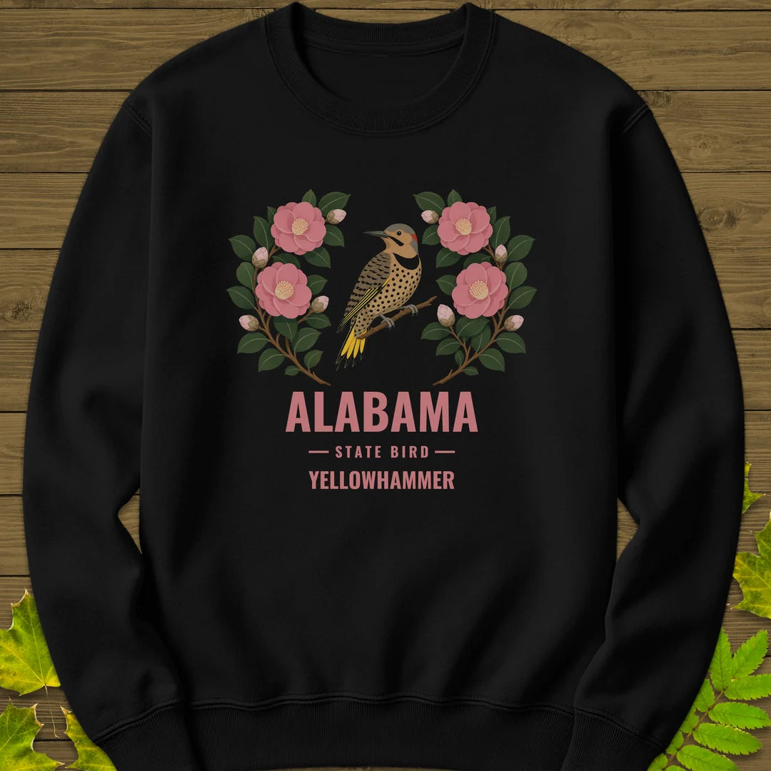Alabama State Bird Sweatshirt in Black
