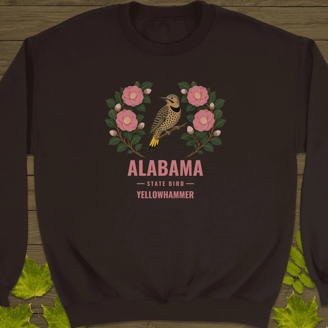 Alabama State Bird Sweatshirt in Dark Chocolate