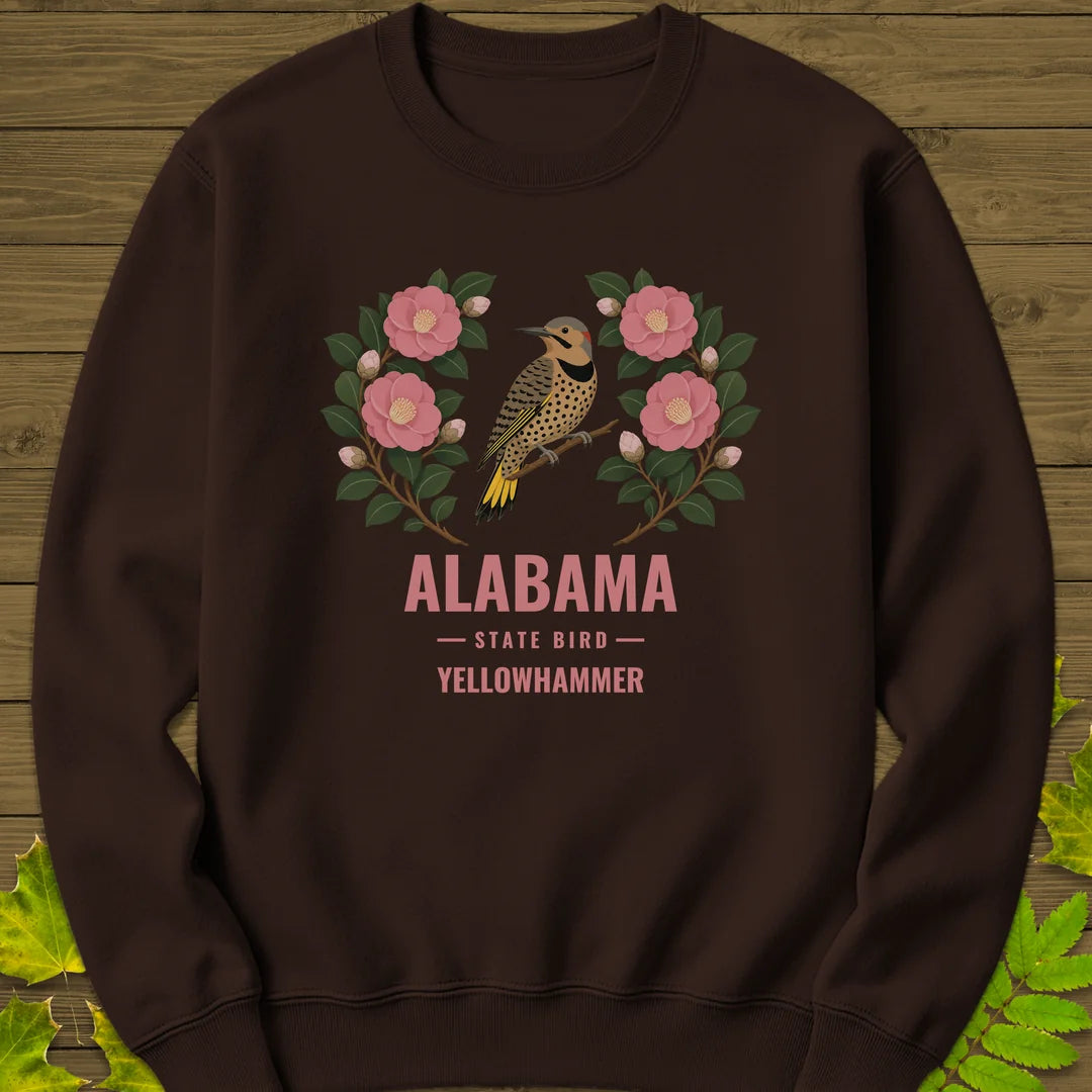 Alabama State Bird Sweatshirt in Dark Chocolate