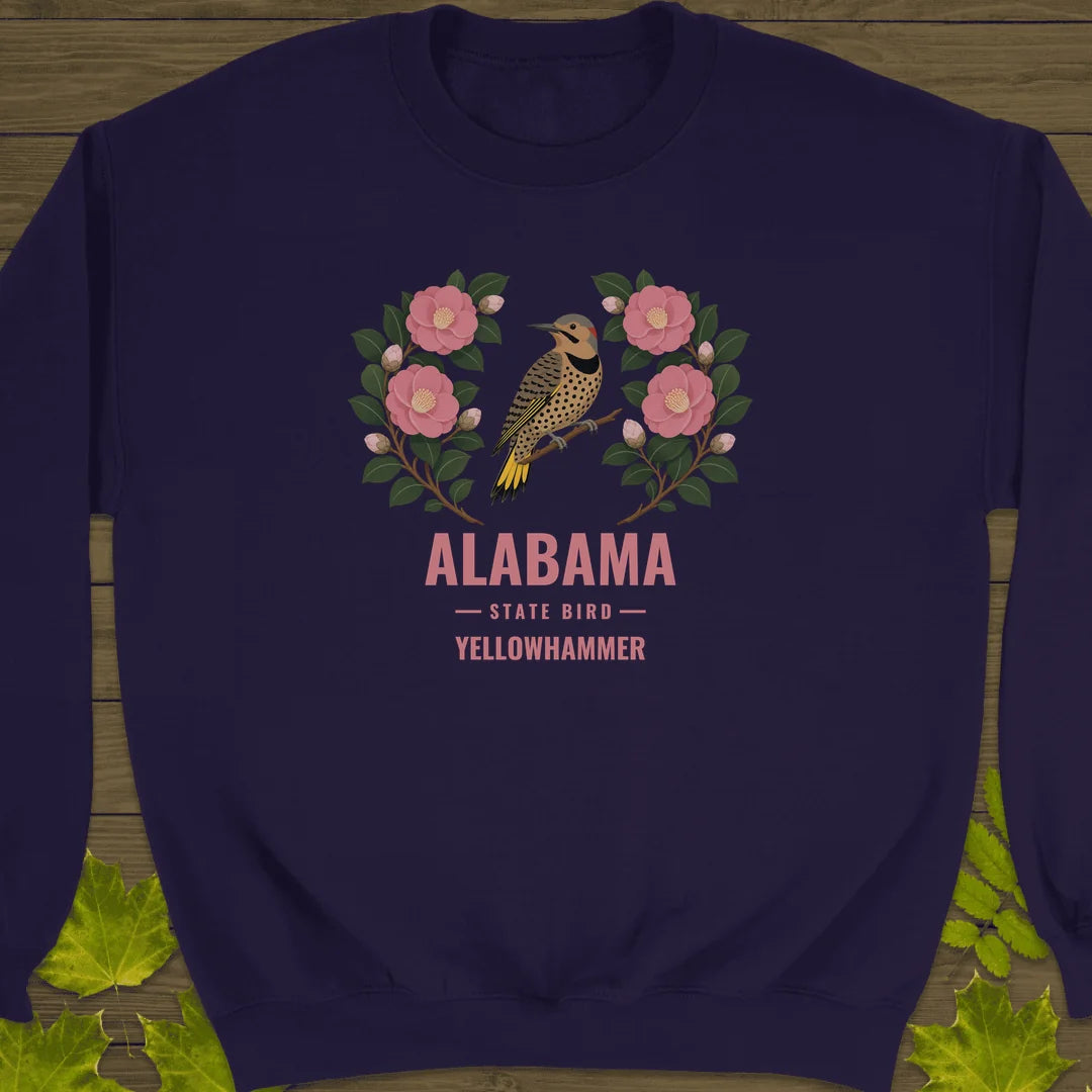Alabama State Bird Sweatshirt in Purple