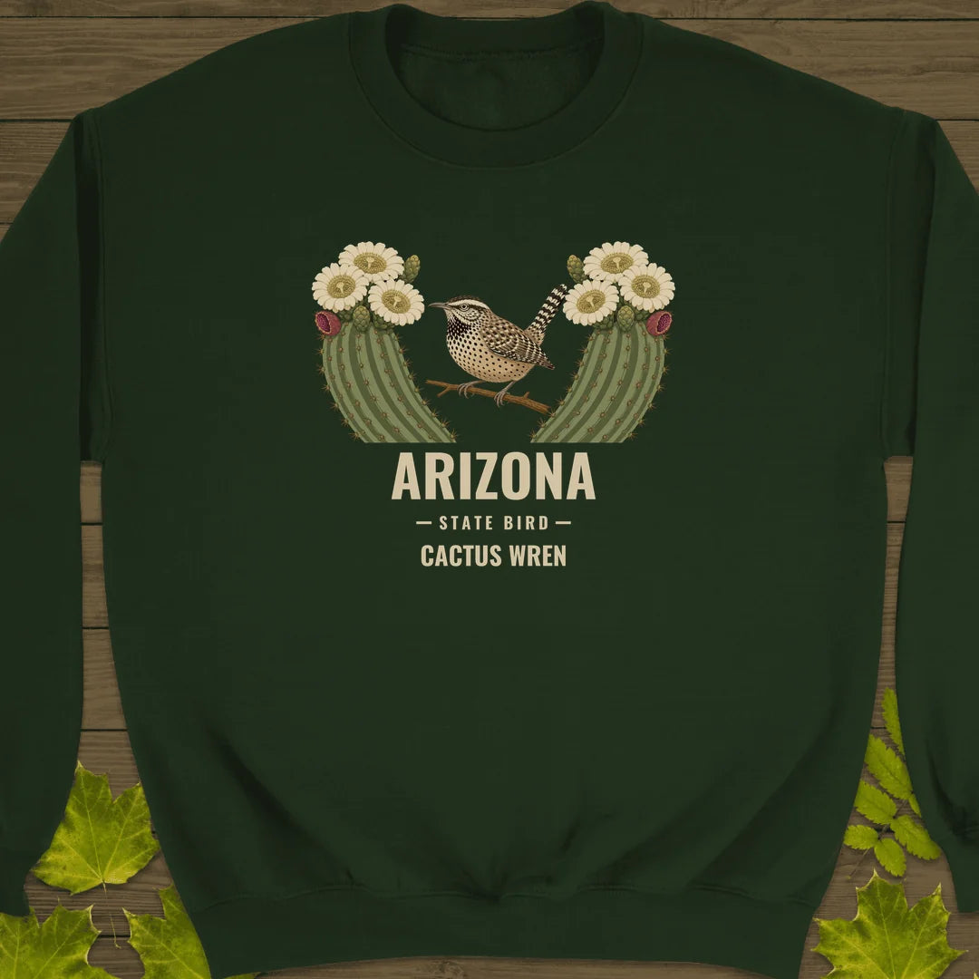Arizona State Bird Sweatshirt in Forest Green
