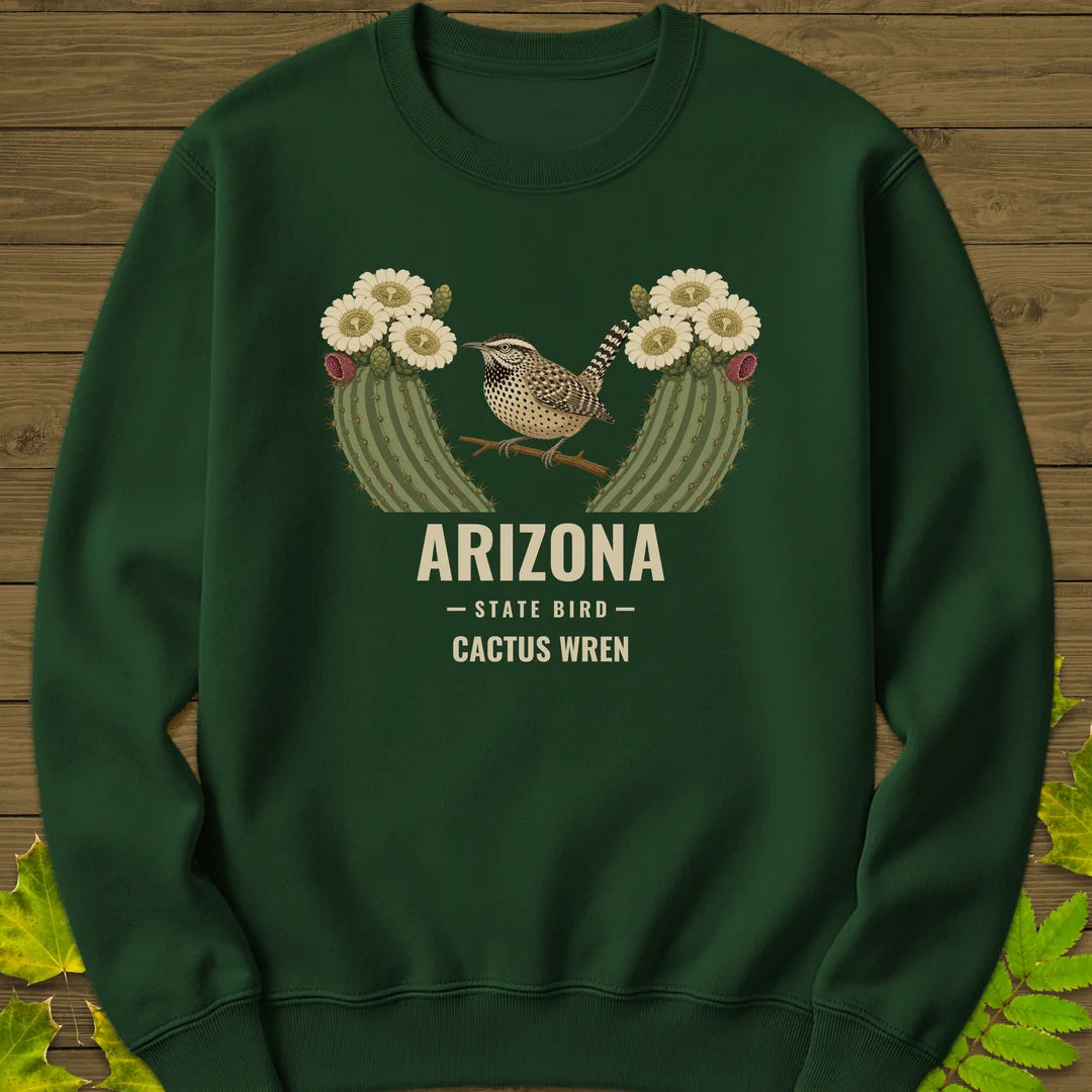 Arizona State Bird Sweatshirt in Forest Green
